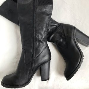 Pink & Pepper Heeled Boots Size 7